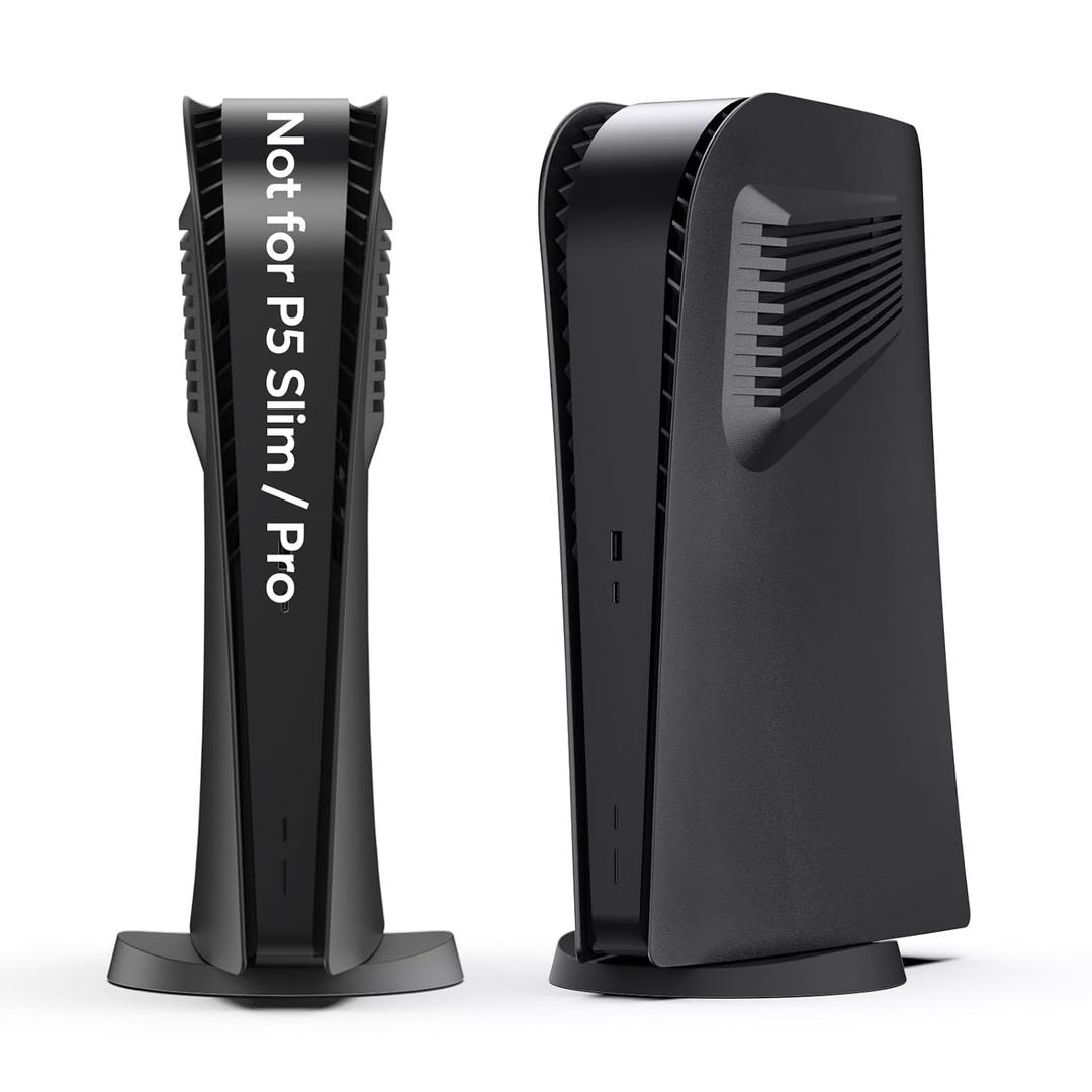 innoAura P5 Plates Cover Faceplates for 2020 Model P5 Digital Edition, Enhanced Cooling Vents & Dust Filter, Anti-Scratch Protective Case with Heat Dissipation Design (Black)