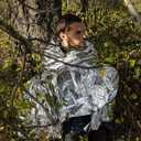 MEKKAPRO Emergency Mylar Thermal Blankets (4-Pack), Pocket Sized for Emergencies, Camping, Outdoors, Hiking, Survival, First Aid (Thermal Silver)