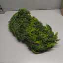 6FT Real Touch Cedar Garland - Artificial Christmas Garland Fake Green Faux Thick and Lush Pine Needles Garlands for Table Fireplace Mantle Holiday Home Indoor Outdoor Decor