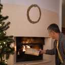 Gatuida 11. 81 inch Natural Grapevine Wreath, Vine Branch Wreath Rattan Ring for DIY Christmas Craft, Front Door Wall Hanging, Xmas Holiday Wedding and Party Decors