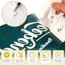 VinylRus Heat Transfer Vinyl-12 x 50ft White Iron on Vinyl Roll for Shirts, HTV Vinyl for Silhouette Cameo, Easy to Cut & Weed