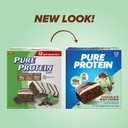 Pure Protein Chocolate Mint Cookie Protein Bars 20g Protein, 3g Sugar, 190 Calories (12 count) Low Sugar* High Protein Snack - Gluten Free - Perfect for a Healthy Snack (EXP 02/19/25)