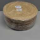 Round Woven Placemats 12 inch Set of 10 - Boho Rattan Placemats Natural Water Hyacinth Placemat, Farmhouse Weave Place Mats, Rustic Braided Wicker Table Mats for Dining Table,Home,Wedding