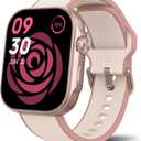 Smart Watch for Women, 1.99" AMOLED Display Fitness Tracker,Smartwatch(Answer/Make Calls), IP68 Waterproof 100+ Sport Mode Activity Tracker, Heart Rate Sleep Monitor, iOS Android Compatible (Pink)