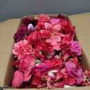 2pcs 19inch Hot Pink Free Standing Flowers Ball Bouquet Artificial Rose Arrangements Balls for Wedding Centerpieces Tables Chair Aisle Runner Flowers Decoration