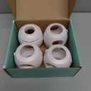 Child Safety Door Knob Cover (4 Pack) Hard-to-Remove Dual-Lock Door Handle Covers for Kids - Reusable Baby Proof Door Knob Locks - Installs Easily, No Tools Needed (White)