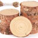 30 Pcs Wooden Discs for Crafts3.1''-3.5'' Wood Circles for Crafts, Wood Slices for Painting DIY Christmas Ornaments Party Wall Home Wedding Decor (2.3-2.7in/6-7cm(50Pcs))