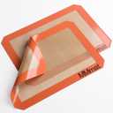Silicone Baking Mats - Best German Silicone - Non Slip Silicone Baking Sheet, Non Stick Reusable Silicone Mats for Baking, Oven Liner, Counter Mat - 9x13 inch, Set of 2