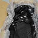 1,000 Plastic Disposable Soup Spoons Bulk Black Medium Weight Disposable Silverware Plastic Cutlery Spoons