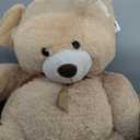 51 inch Big Teddy Bear Cute Giant Stuffed Animals Soft Plush Toy for Girlfriend Kids for Birthday Christmas Valentine's Day (Light Brown)