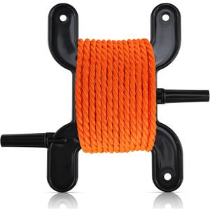 Trotline Winder, Black, Catfish Line Reel & Cord Organizer