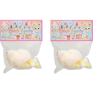 Handmade Taba Squishy Toys Ultra Soft Mochi Squeeze Fidget Toys for Stress Relief Pinch Kawaii Family Sticky Squishy Toys