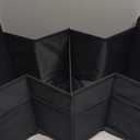 Car Trunk Organizer, Collapsible Multi-Compartment Auto Storage Box with 4 Pockets, Waterproof Oxford Fabric Car Trunk Container Accessories for Sedan SUV Truck (Black)