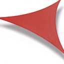 LOVE STORY 16' x 16' x 16' Triangle Sun Shade Sail Canopy Sunshade for Outdoor Patio Garden Backyard, Terra Red 