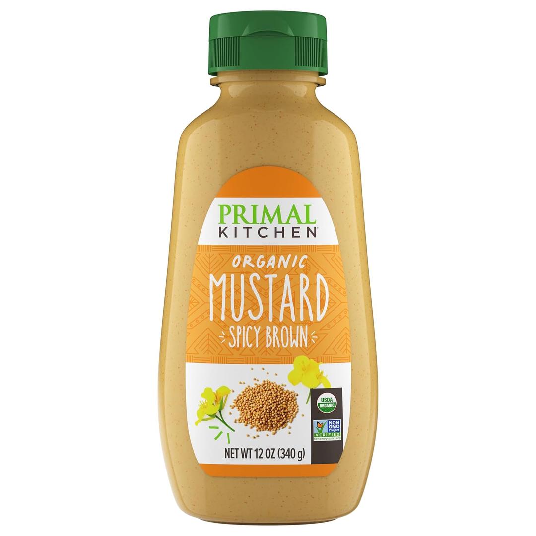 Primal Kitchen, Spicy Brown Mustard, 12 oz, BBD 18MAY2027