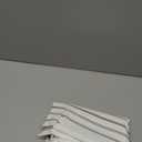 jinchan Small Stall Shower Curtain 48x72 inches Grey and White Modern Farmhouse Striped Waterproof Fabric Shower Curtains for Bathroom with 7 Hooks Machine Washable