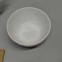 Bosmarlin Small Ceramic Dessert Bowls, 16 Oz, Set of 6, Dishwasher and Microwave Safe, For Cereal, Ice Cream, Soup, Salad, Rice (White)