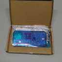 14 Back Glass Replacement for iPhone 14 Rear Back Cover Glass with Waterproof Frame and Camera Lens+Professional Repair Tool Kit (Purple)