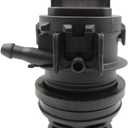HiSport Front Windshield Washer Pump 11-612 Wiper Washer Fluid Pump is Compatible with 2008-2017 Honda Accord, 2012-2015 Honda Civic, 2007-2021 Lexus ES350, 2007-2015 Lexus RX350