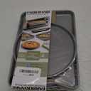 Farberware Bakeware Steel Nonstick Toaster Oven Pan Set, 4-Piece Baking Set, Gray