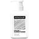 Keracolor Color + Clenditioner 3-in-1 Color-Depositing Conditioner, Gently Cleanses & Conditions, Semi-Permanent Hair Color, 23 Shades, 12 Fl Oz (Silver)