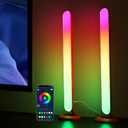 RGB LED Light Bar for Gaming Setup: Smart Music Sync TV Backlight with 16 Million Colors & 200+ Modes - USB Powered Ambient Lighting