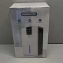 PSOS Dehumidifier, Dehumidifiers for Bedroom, 118 OZ Water Tank, (1000 sq. ft) Quiet Dehumidifiers for Basement, Bathroom with Auto Shut Off, Humidity monitoring, Sleep Mode,7 Colors LED Light, White