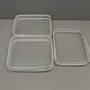 Clear Zipper Pouches, Hard Shell Zipper Case, 3 Pcs