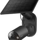 Tapo SolarCam C403 Kit, Outdoor Battery Camera w/Solar Panel, Wireless, 1080P, Free Person Detection, SD/Cloud Storage, Color Night Vision, Built-in Spotlights & Alarm, No Hub Needed, Black