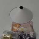 Plug in Pendant Light, Industrial Hanging Light with Plug in Cord On/Off Switch, Modern Pendant Light with Plug in Cord, Farmhouse Pendant Light Fixture, White