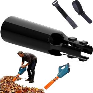 Leaf Blower Air Booster Nozzle Attachment, Compatible with Lb615/765 and Cordless Leaf Blower Air Boosters with 2-4 Inch Round Nozzle Blower Tubes (Black)