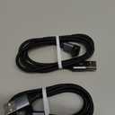 AGVEE 2 Pack 3.3ft Charger Cable for Garmin Watch, L-Shape Braided Charging Cord for Fenix, Forerunner, Vivoactive, Instinct, Venu, Tactix, Approach, D2, Quatix Series, Dark Gray