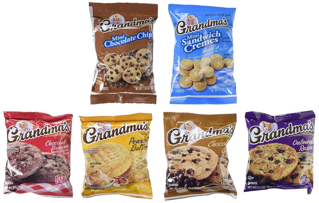 Grandma's Cookies Variety Pack 30 Count, BBD 9/24/24