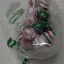 2.36 Christmas Balls Ornaments - 30PCS Plastic Christmas Tree Ornaments Balls Shatterproof, 2025 White Green and Red Hanging Decorations for Christmas