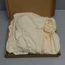 Fomcet 6.6FT Round Backdrop Cover Beige Wedding Arch Cover for Circle Balloon Arch Frame Arch Backdrop Cover Fabric for Wedding Birthday Party Baby Shower Decoration