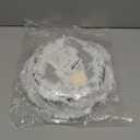 LUCKITTY Warm Fluffy Plush Cat Dog Tunnel Bed Under Christmas Tree Big Tube Playground Toys 3 FT Diameter Longer Crinkle Collapsible 3 Way, for Indoor Cat Kitty Kitten Puppy Rabbit Ferret White