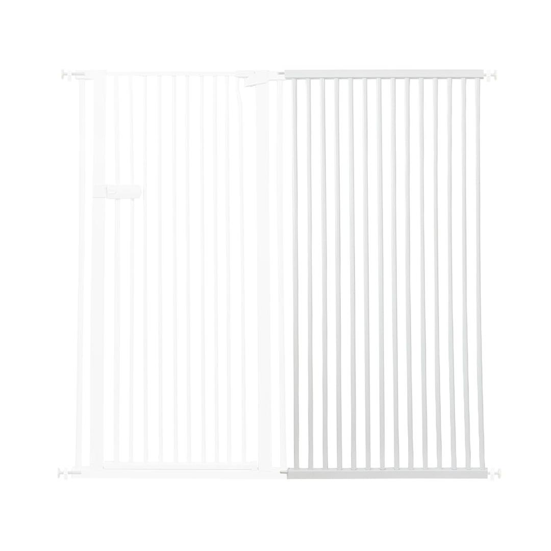 Lumizone Extra Tall Cat Gate Extension Kit 55.12" High 29.52" Wide White