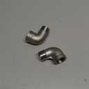 2Pcs 304 Stainless Steel 90 Degree Elbow 3/4" NPT Threaded Pipe Fitting Female x Male