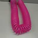 Yereen Heavy Duty Polyurethane Recoil Air Hose 1/4 in x 50 ft, Lightweight, Flexible Compressor Hose with Universal Quick Coupler, I/M Plug and Bend Restrictors, Pink