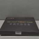 Red Light Therapy Mask for Face, 7 Colors LED Face Mask Light Therapy At Home, Led Face Mask Light Therapy, Black