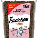 Temptations Classic Crunchy and Soft Cat Treats, Shrimpy Shrimp Flavor, 16 oz. Tub (1 Pound (Pack of 1))