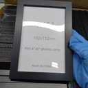 Black 4x6 Picture Frames, Set of Approx, 45 Pcs, Simple Rectangular Photo Frames for Wall or Table Display