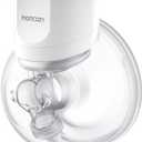 Momcozy Breast Pump S12 Pro Hands-Free, Wearable & Wireless Pump with Soft Double-Sealed Flange, 3 Modes & 9 Levels Double Electric Pump Portable, Smart Display, 24mm, 1 Pack, White