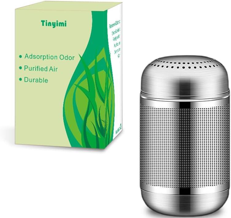 Refrigerator Deodorizer Refrigerator Odor Eliminator Fridge Deodorizer Compact Size Potable Deodorizer Odor Eliminator Lasts for 10 Years (Large, 1pc) (1 Ounce (Pack of 1))