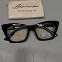 AMOMOMA Oversized Reading Glasses for Women,Trendy Cat eye Blue Light Computer Reader AM6028