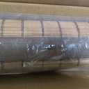 LazBlinds No Drill Bamboo Roman Shades, 45" W x 48" H, Malay Umber