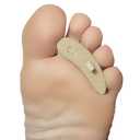 Steins Hammer Toe Crest Cushion and Buttress Pad Reduces Pressure from Calluses and Hammer Toes, Medium Left, Beige, 3 Count