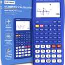 Scientific Calculator with Graphic Functions - Multiple Modes with Intuitive Interface - Perfect for Beginner and Advanced Courses, High School or College (Blue 2.0 1 Pack)