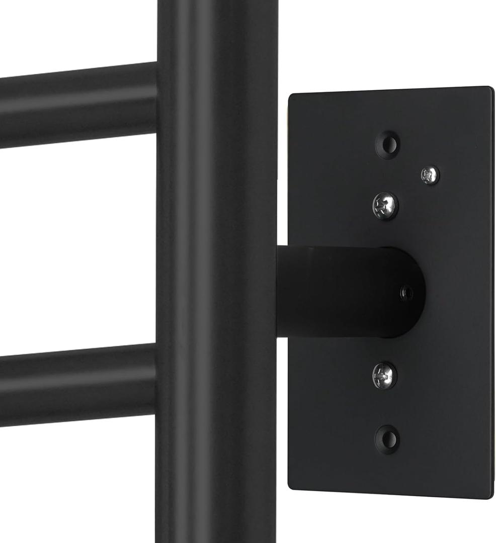Hardwire Kit for Round Black Electric Towel Warmers,201 Stainless Steel Wall Mount,Concealed Wiring System