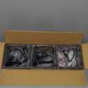 CAFULAM Black Pendant Lighting Modern Pendant Light, Adjustable Pendant Light Fixture,Pendant Lights Kitchen IslandLight (3 Pack Square Pendant Light)